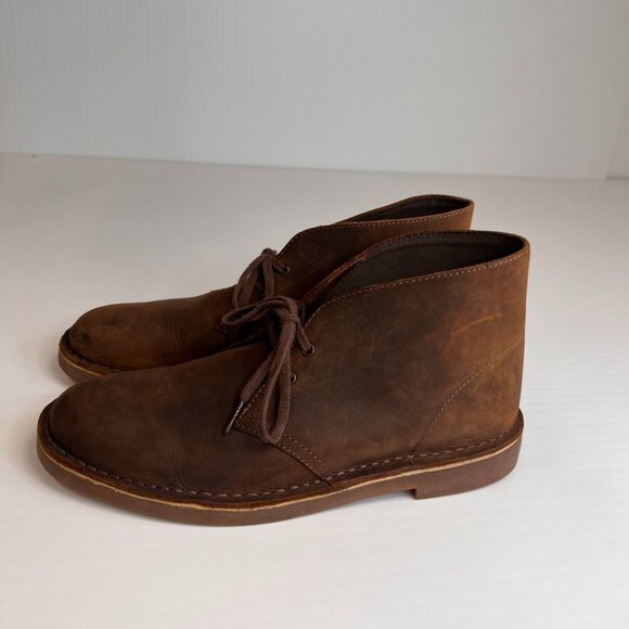 Clarks Boot Men 9.5 BushAcre 2 Leather Lace Up Ankle Chukka Work Party Core Ex main image 10